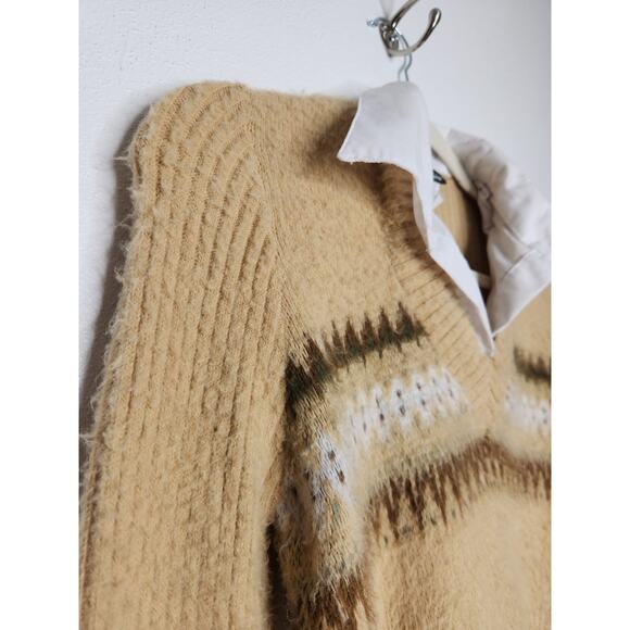 Vintage y2k Office Siren Sweater Polo Dress Shirt Punk Goth Emo Coolwear Medium - Picture 3 of 7